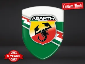 Fiat Abarth Adesivi Logo Aziendali Tuning Regolabili Robusti